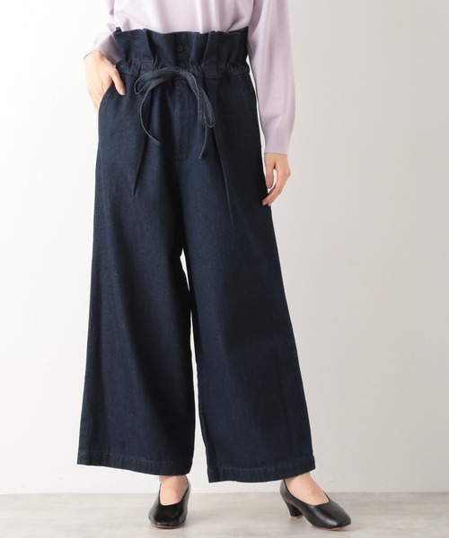 LEPSIM（レプシィム）の「アレンジマリンサロペSS　924784（サロペット/オーバーオール・レディース・ネイビー/チャコールグレー/アイボリー・FREE）」の8枚目の写真