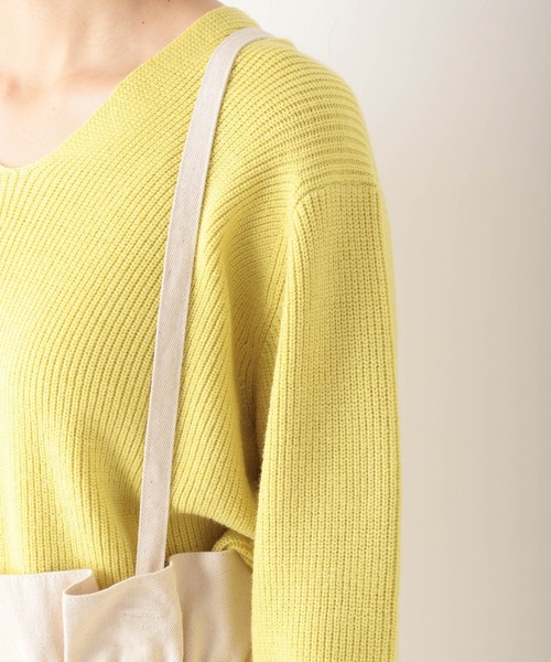 LEPSIM（レプシィム）の「アレンジマリンサロペSS　924784（サロペット/オーバーオール・レディース・ネイビー/チャコールグレー/アイボリー・FREE）」の13枚目の写真