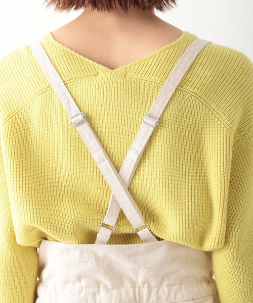 LEPSIM（レプシィム）の「アレンジマリンサロペSS　924784（サロペット/オーバーオール・レディース・ネイビー/チャコールグレー/アイボリー・FREE）」の17枚目の写真