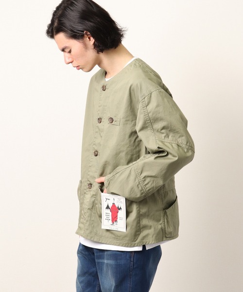 美品　CAL O LINE ING JACKET CAL O LINE（キャルオーライン）ING JACKET（BLACK）の通販