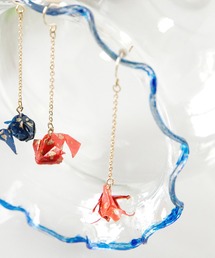【倭物やカヤ】揺れ金魚ピアス