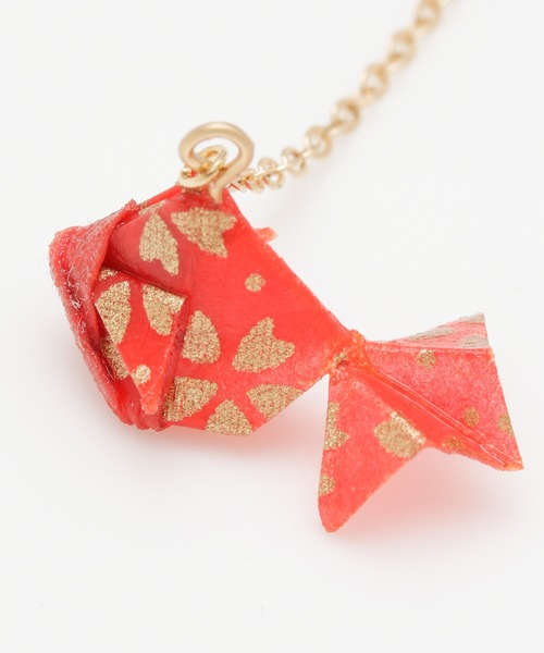 倭物やカヤ(ワモノヤカヤ)の「【倭物やカヤ】揺れ金魚ピアス(ピアス(両耳用)・レディース・レッド/ピンク/インディゴブルー/ブルー/その他/桜/ライトパープル/スミクロ/キナリ・FREE)」の10枚目の写真