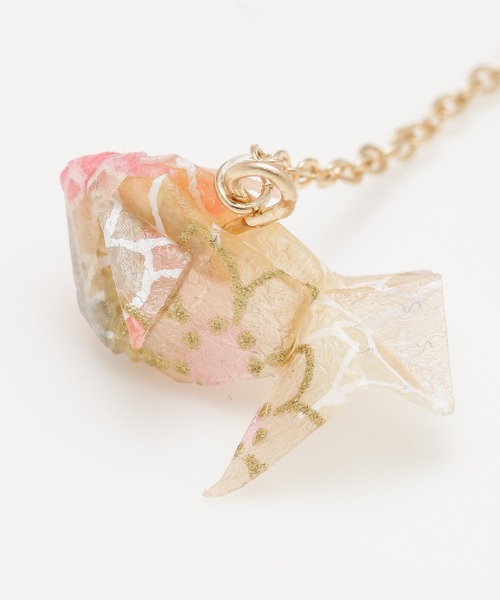 倭物やカヤ(ワモノヤカヤ)の「【倭物やカヤ】揺れ金魚ピアス(ピアス(両耳用)・レディース・レッド/ピンク/インディゴブルー/ブルー/その他/桜/ライトパープル/スミクロ/キナリ・FREE)」の22枚目の写真