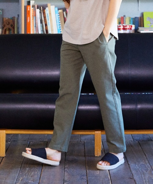 RIKKA FEMME(リッカファーム)の「【ムラサキスポーツ別注】RIKKA FEMME/リッカファム ルーズシルエット チノパンツ R21SS214(チノパンツ・レディース・ブラック/ベージュ/カーキ・M/L)」の18枚目の写真