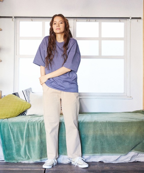 RIKKA FEMME(リッカファーム)の「【ムラサキスポーツ別注】RIKKA FEMME/リッカファム ルーズシルエット チノパンツ R21SS214(チノパンツ・レディース・ブラック/ベージュ/カーキ・M/L)」の14枚目の写真