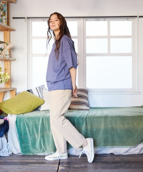 RIKKA FEMME(リッカファーム)の「【ムラサキスポーツ別注】RIKKA FEMME/リッカファム ルーズシルエット チノパンツ R21SS214(チノパンツ・レディース・ブラック/ベージュ/カーキ・M/L)」の15枚目の写真