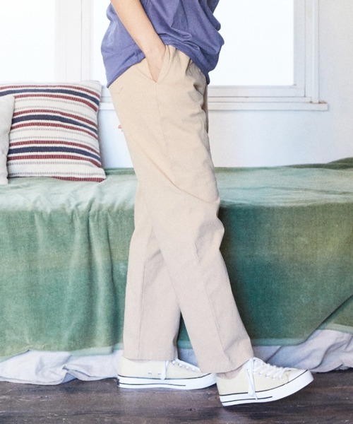 RIKKA FEMME(リッカファーム)の「【ムラサキスポーツ別注】RIKKA FEMME/リッカファム ルーズシルエット チノパンツ R21SS214(チノパンツ・レディース・ブラック/ベージュ/カーキ・M/L)」の12枚目の写真