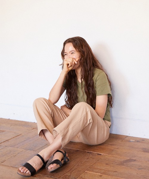 RIKKA FEMME(リッカファーム)の「【ムラサキスポーツ別注】RIKKA FEMME/リッカファム ルーズシルエット チノパンツ R21SS214(チノパンツ・レディース・ブラック/ベージュ/カーキ・M/L)」の16枚目の写真