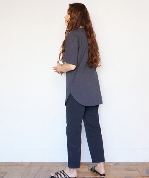 RIKKA FEMME(リッカファーム)の「【ムラサキスポーツ別注】RIKKA FEMME/リッカファム ルーズシルエット チノパンツ R21SS214(チノパンツ・レディース・ブラック/ベージュ/カーキ・M/L)」の11枚目の写真