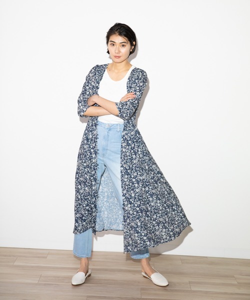 セール Web雑誌掲載 2way オリエンタルフラワーシャツワンピース 1r05 ワンピース Rewde ルゥデ のファッション通販 Zozotown