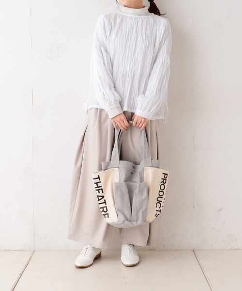 PUAL CE CIN(ピュアルセシン)の「【Du noir】リネンライク後ろリボンブラウス(シャツ/ブラウス・レディース・ホワイト/ブラック・FREE)」の8枚目の写真