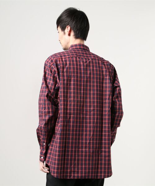 GDC（ジーディーシー）の「LOGO CHECK SHIRT（シャツ/ブラウス・メンズ・ホワイト/ブラック/レッド・SMALL/MEDIUM/LARGE）」の4枚目の写真