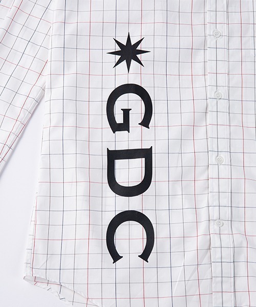 GDC（ジーディーシー）の「LOGO CHECK SHIRT（シャツ/ブラウス・メンズ・ホワイト/ブラック/レッド・SMALL/MEDIUM/LARGE）」の18枚目の写真