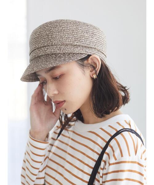 Green　Parks（グリーンパークス）の「・マリンキャスケット＊（キャスケット・レディース・ベージュ/ブラック/ブラウン・FREE）」の3枚目の写真