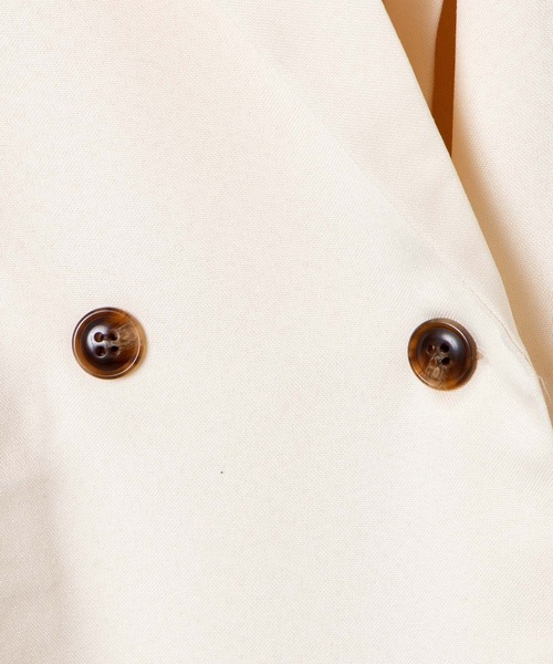 WEGO（ウィゴー）の「WEGO/リネンライクカラージャケット（テーラードジャケット・レディース・アイボリー/ベージュ系その他/ピンク・SMALL/MEDIUM）」の9枚目の写真