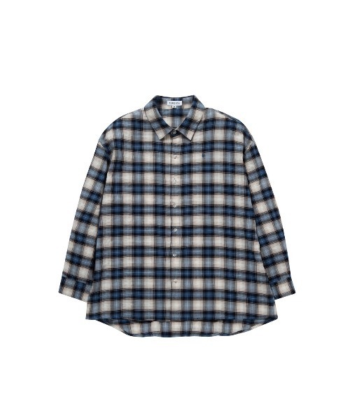13MONTH（サーティーンマンス）の「【13month】PASTEL CHECK SHIRT（シャツ/ブラウス・メンズ・ブルー・M/L）」の15枚目の写真