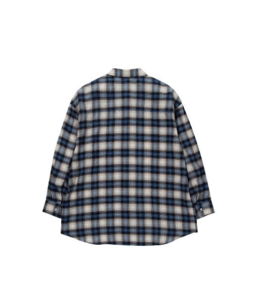 13MONTH（サーティーンマンス）の「【13month】PASTEL CHECK SHIRT（シャツ/ブラウス・メンズ・ブルー・M/L）」の13枚目の写真