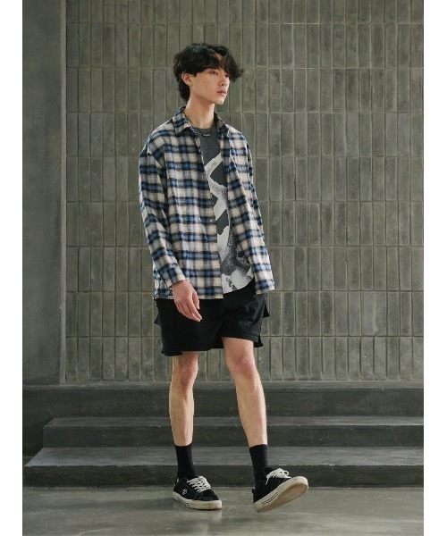 13MONTH（サーティーンマンス）の「【13month】PASTEL CHECK SHIRT（シャツ/ブラウス・メンズ・ブルー・M/L）」の14枚目の写真
