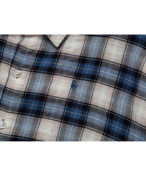 13MONTH（サーティーンマンス）の「【13month】PASTEL CHECK SHIRT（シャツ/ブラウス・メンズ・ブルー・M/L）」の4枚目の写真