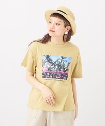 CUBE SUGAR（キューブシュガー）の「OE天竺 転写プリント Tシャツ（Tシャツ/カットソー）」