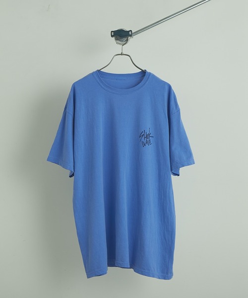 ESSAY（エッセイ）の「【ESSAY/エッセイ】SHOCK WAVE TEE(ショック ウェーブ Tシャツ)（Tシャツ/カットソー・メンズ・チャコールグレー/ブルー/マスタード・FREE）」の3枚目の写真