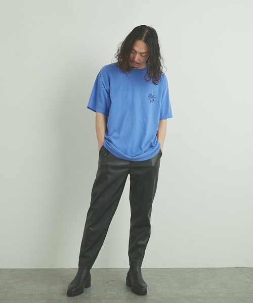 ESSAY（エッセイ）の「【ESSAY/エッセイ】SHOCK WAVE TEE(ショック ウェーブ Tシャツ)（Tシャツ/カットソー・メンズ・チャコールグレー/ブルー/マスタード・FREE）」の8枚目の写真