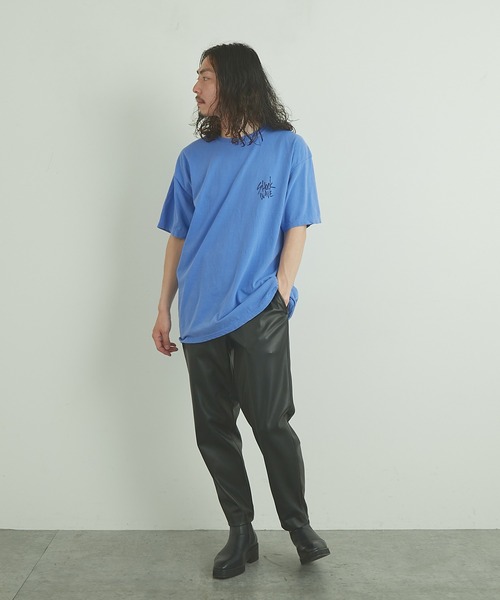 ESSAY（エッセイ）の「【ESSAY/エッセイ】SHOCK WAVE TEE(ショック ウェーブ Tシャツ)（Tシャツ/カットソー・メンズ・チャコールグレー/ブルー/マスタード・FREE）」の22枚目の写真