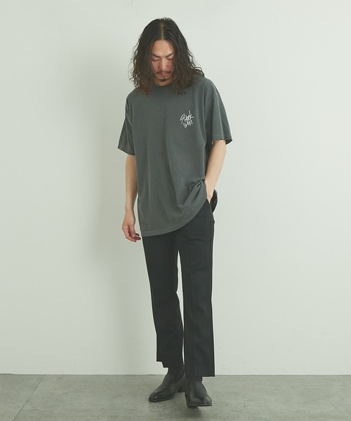 ESSAY（エッセイ）の「【ESSAY/エッセイ】SHOCK WAVE TEE(ショック ウェーブ Tシャツ)（Tシャツ/カットソー・メンズ・チャコールグレー/ブルー/マスタード・FREE）」の6枚目の写真