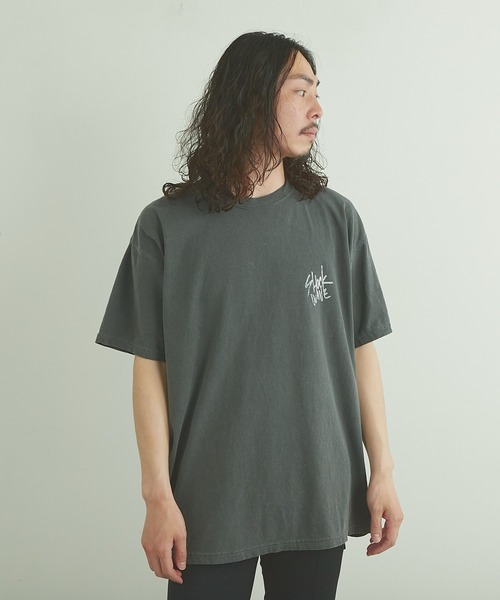 ESSAY（エッセイ）の「【ESSAY/エッセイ】SHOCK WAVE TEE(ショック ウェーブ Tシャツ)（Tシャツ/カットソー・メンズ・チャコールグレー/ブルー/マスタード・FREE）」の15枚目の写真