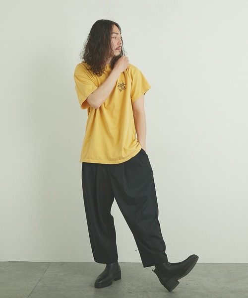 ESSAY（エッセイ）の「【ESSAY/エッセイ】SHOCK WAVE TEE(ショック ウェーブ Tシャツ)（Tシャツ/カットソー・メンズ・チャコールグレー/ブルー/マスタード・FREE）」の19枚目の写真