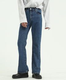 ミマ（ミマ）の「【ミマ】リラックスフレアデニム（デニムパンツ）」