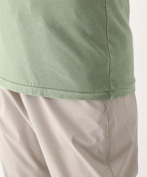 JET（ジェット）の「◆【ウォッシャブル】天竺ロゴプリントラウンドネックTシャツ（Tシャツ/カットソー・レディース・ホワイト/カーキ/ライトベージュ/チャコールグレー・80/04/06）」の18枚目の写真