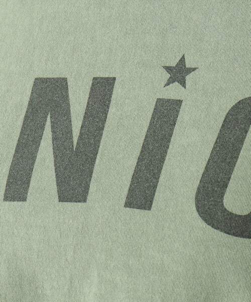 JET（ジェット）の「◆【ウォッシャブル】天竺ロゴプリントラウンドネックTシャツ（Tシャツ/カットソー・レディース・ホワイト/カーキ/ライトベージュ/チャコールグレー・80/04/06）」の21枚目の写真