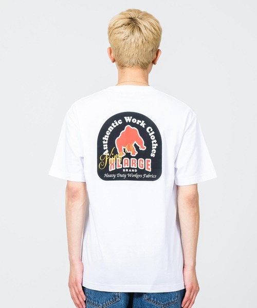 XLARGE（エクストララージ）の「AUTHENTIC WORK CLOTHES S/S TEE（Tシャツ/カットソー・メンズ・ブラック/パープル/ホワイト・S/M/L/XL）」の2枚目の写真