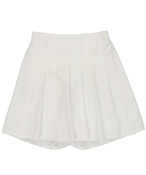 SPINNS（スピンズ）の「プリーツスカートショートパンツ（スカート・レディース・ホワイト/ベージュ/ブラック・ONESIZE）」の6枚目の写真