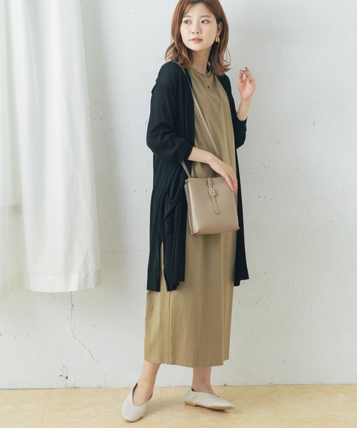 URBAN RESEARCH ROSSO WOMEN（アーバンリサーチ　ロッソ）の「ドライタッチロングカーディガン（カーディガン/ボレロ・レディース・ブラック/グレー系その他/ブルー系その他・FREE）」の16枚目の写真
