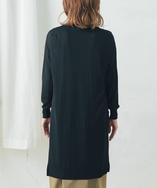 URBAN RESEARCH ROSSO WOMEN（アーバンリサーチ　ロッソ）の「ドライタッチロングカーディガン（カーディガン/ボレロ・レディース・ブラック/グレー系その他/ブルー系その他・FREE）」の21枚目の写真