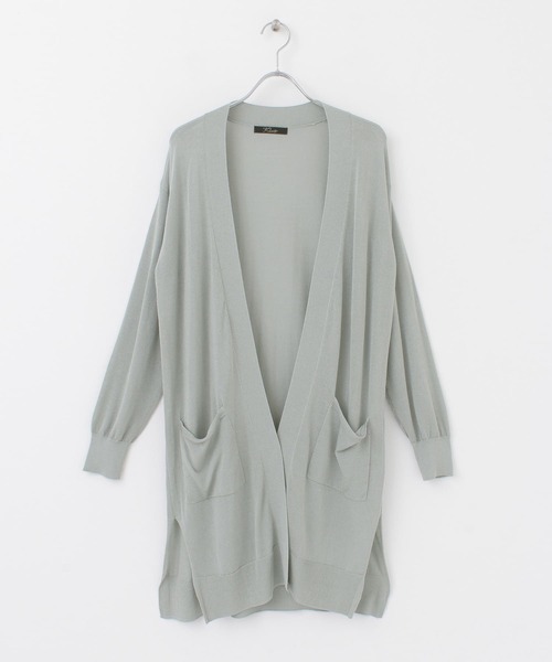 URBAN RESEARCH ROSSO WOMEN（アーバンリサーチ　ロッソ）の「ドライタッチロングカーディガン（カーディガン/ボレロ・レディース・ブラック/グレー系その他/ブルー系その他・FREE）」の22枚目の写真