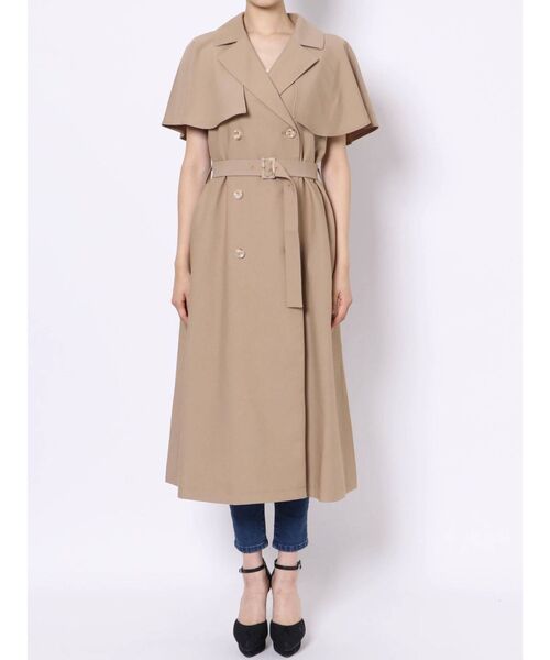 RESEXXY(リゼクシー)の「ベルテッドケープコート【セットアップ着用可能】(その他アウター・レディース・ベージュ/ブラウン/グリーン・FREE)」の17枚目の写真