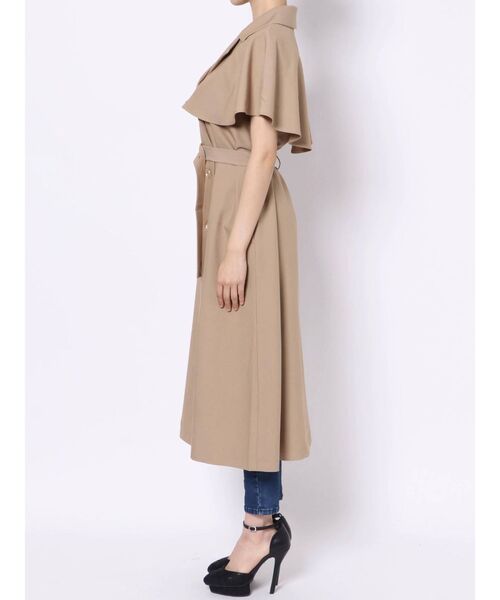 RESEXXY(リゼクシー)の「ベルテッドケープコート【セットアップ着用可能】(その他アウター・レディース・ベージュ/ブラウン/グリーン・FREE)」の16枚目の写真
