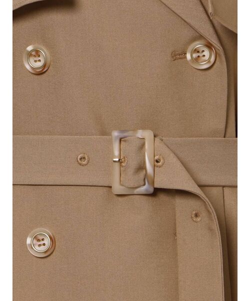 RESEXXY(リゼクシー)の「ベルテッドケープコート【セットアップ着用可能】(その他アウター・レディース・ベージュ/ブラウン/グリーン・FREE)」の7枚目の写真