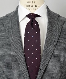SHIPS | SD: ウール/シルク ワンポイント フラワーコモン ネクタイ(ネクタイ)