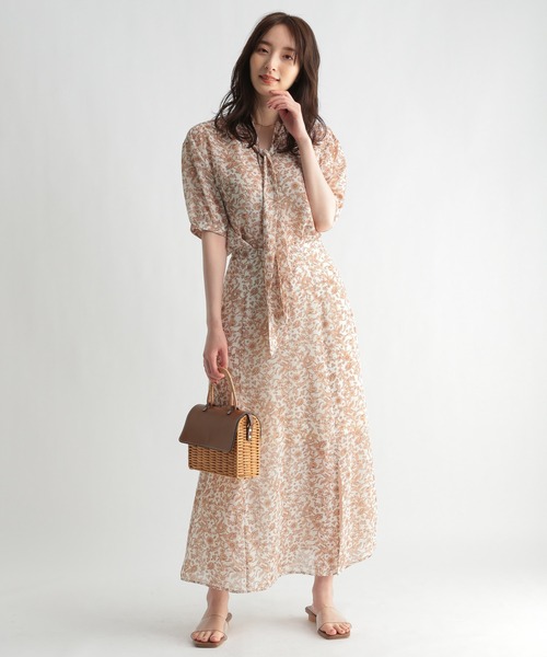 Andemiu（アンデミュウ）の「ハナガラナロースカート953206（スカート・レディース・アイボリー/ブラック・MEDIUM/SMALL）」の9枚目の写真