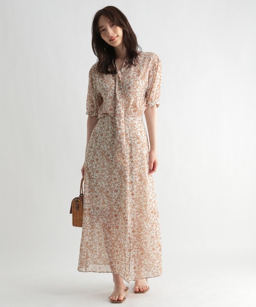 Andemiu（アンデミュウ）の「ハナガラナロースカート953206（スカート・レディース・アイボリー/ブラック・MEDIUM/SMALL）」の6枚目の写真