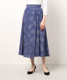 Te chichi | ドローイングフラワーロングフレアスカート(スカート)