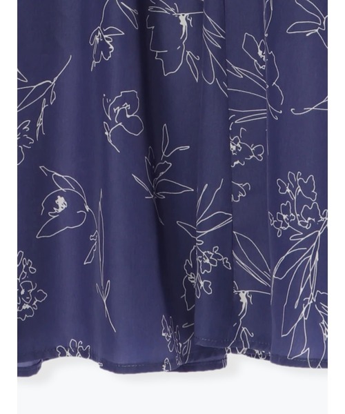 Te chichi（テチチ）の「ドローイングフラワーロングフレアスカート（スカート・レディース・ブラック/オフホワイト/ブルー・SMALL/MEDIUM）」の13枚目の写真