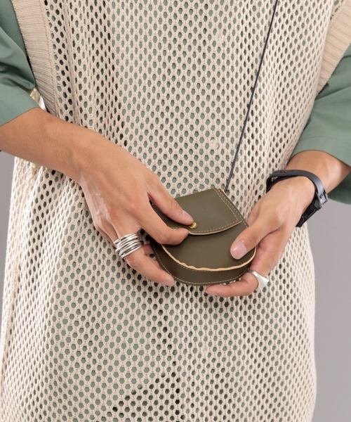 kutir（クティール）の「ミニコインケース（コインケース・メンズ・ブラック/カーキ/イエロー・FREE）」の15枚目の写真