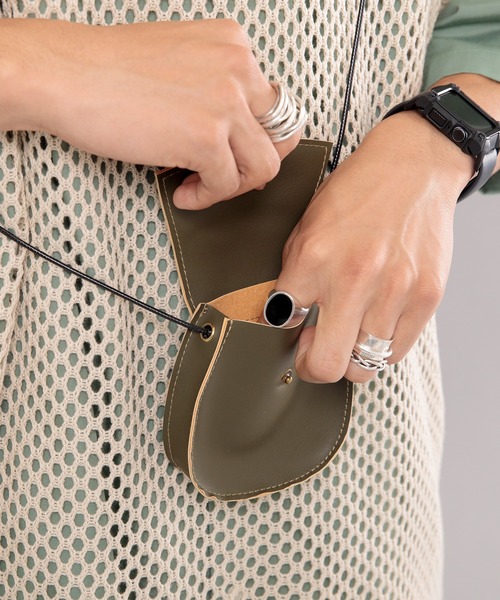 kutir（クティール）の「ミニコインケース（コインケース・メンズ・ブラック/カーキ/イエロー・FREE）」の17枚目の写真