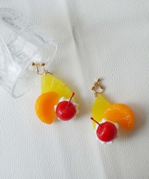 Port（ポート）の「【 ii-Fake / イーフェイク 】 (Fake Food Accessories) 缶詰フルーツのイヤリング（イヤリング）」