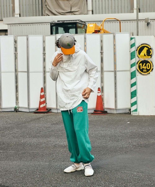 SPOC STORE（スポックストア）の「【SPOC STORE】裏起毛 ワンポイント刺繍ワイドスウェットパンツ（スウェットパンツ・メンズ・グレー/グリーン/モスグリーン/ネイビー・M/L/S）」の9枚目の写真